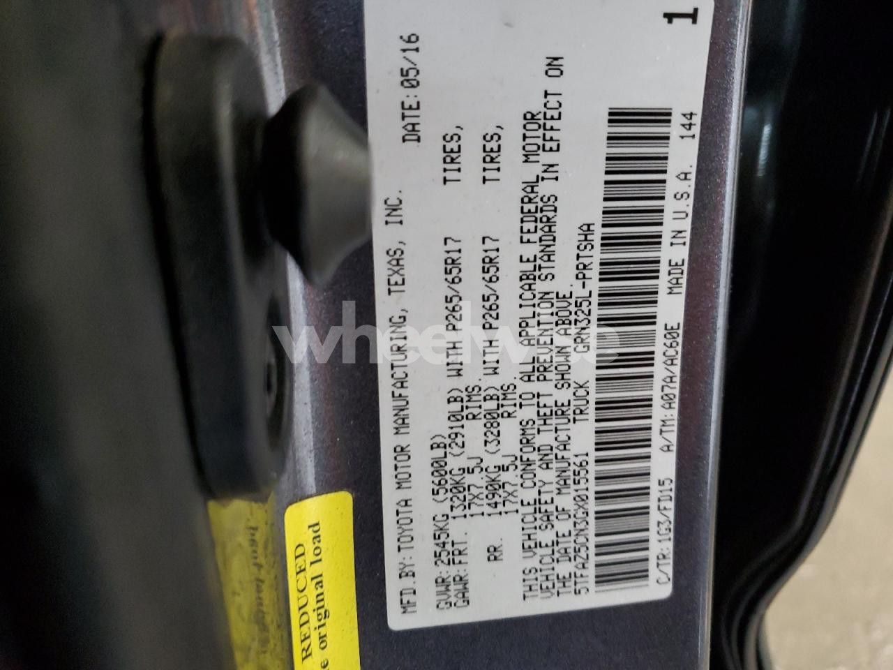 Photo 13 of 2016 TOYOTA TACOMA DOUBLE CAB (VIN 5TFAZ5CN3GX015561)