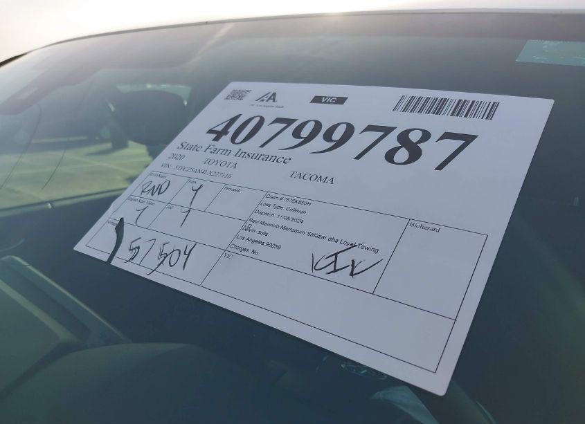 Photo 17 of 2020 Toyota Tacoma TRD OFF-ROAD (VIN 5TFCZ5AN4LX227116)