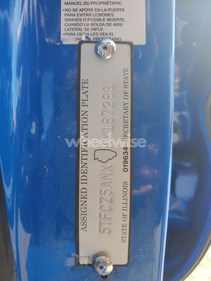 Photo 12 of 2019 TOYOTA TACOMA DOUBLE CAB (VIN 5TFCZ5ANXKX187283)