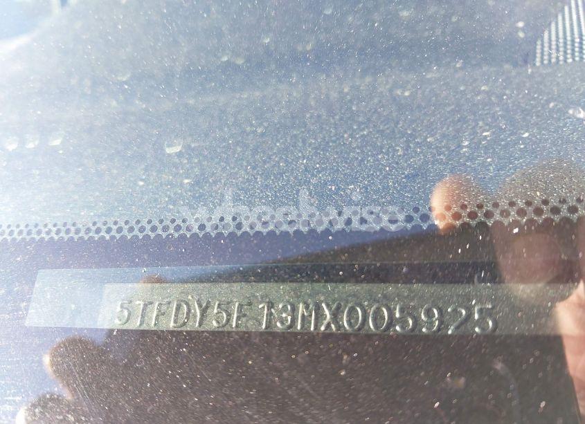 Photo 9 of 2021 Toyota Tundra CREWMAX SR5/CREWMAX TRD PRO (VIN 5TFDY5F13MX005925)