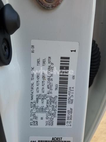 Photo 9 of 2020 TOYOTA TUNDRA CREWMAX LIMITED (VIN 5TFHY5F16LX917738)