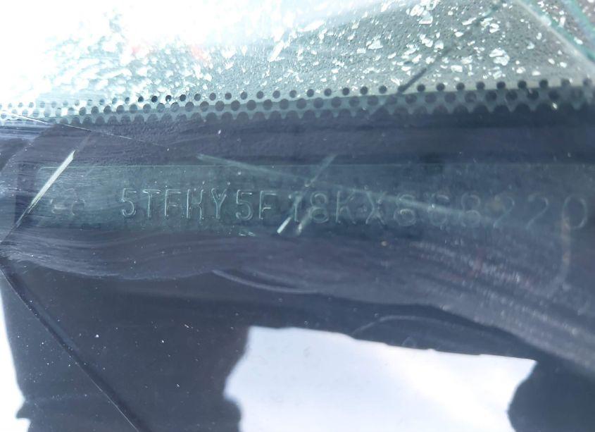 Photo 9 of 2019 Toyota Tundra LIMITED 5.7L V8 (VIN 5TFHY5F18KX868220)