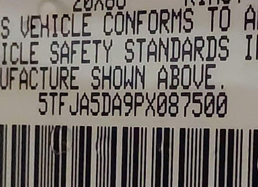 Photo 9 of 2023 Toyota Tundra LIMITED (VIN 5TFJA5DA9PX087500)