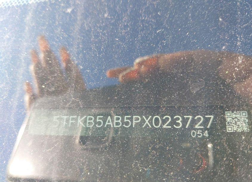 Photo 9 of 2023 Toyota Tundra SR (VIN 5TFKB5AB5PX023727)