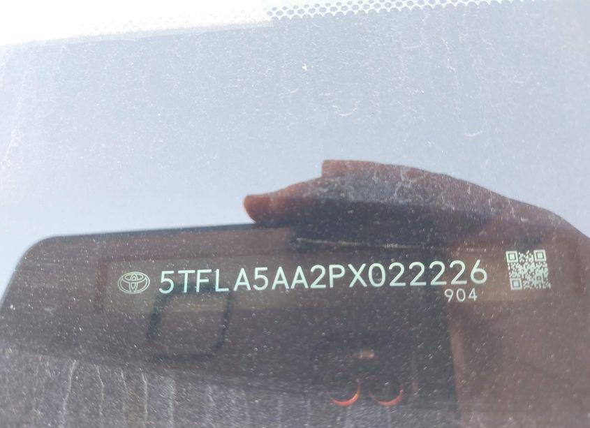 Photo 9 of 2023 Toyota Tundra SR5 (VIN 5TFLA5AA2PX022226)