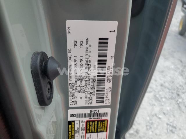 Photo 12 of 2025 TOYOTA TUNDRA CREWMAX SR (VIN 5TFLA5AB2SX043000)