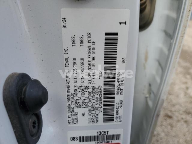 Photo 6 of 2024 TOYOTA TUNDRA CREWMAX SR (VIN 5TFLA5DB0RX168647)