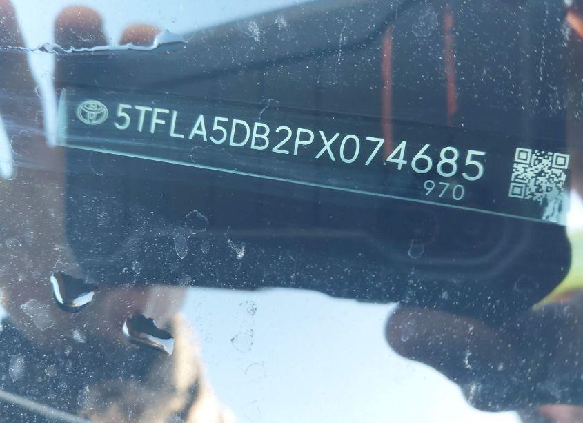 Photo 9 of 2023 Toyota Tundra SR5 (VIN 5TFLA5DB2PX074685)