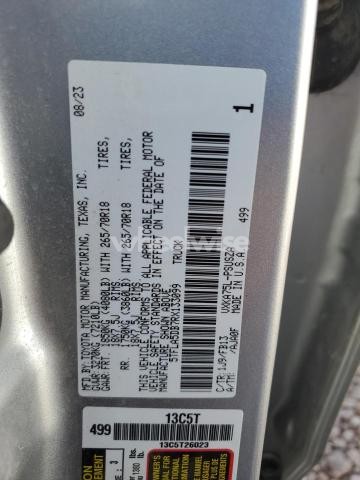 2024 TOYOTA TUNDRA CREWMAX SR (VIN 5TFLA5DB7RX133099) main photo