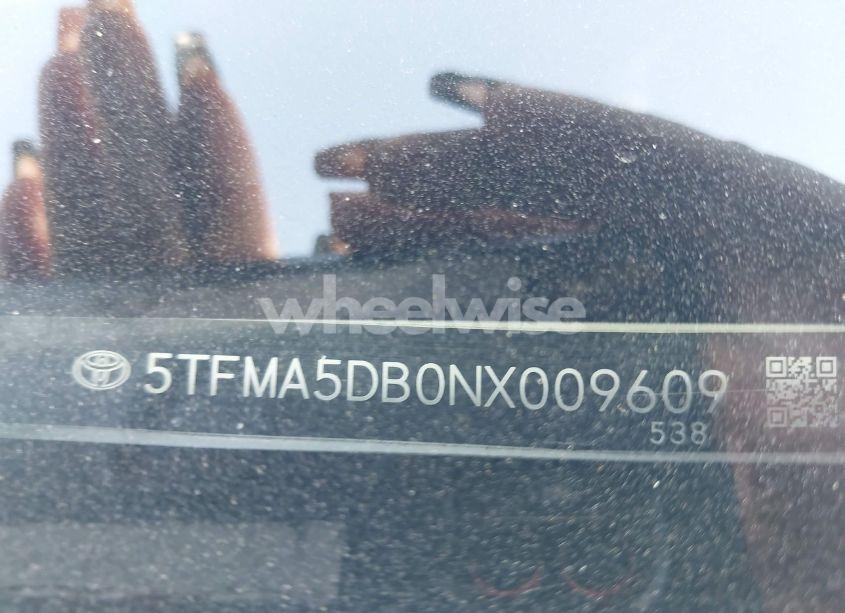 Photo 9 of 2022 Toyota Tundra 1794 EDITION (VIN 5TFMA5DB0NX009609)