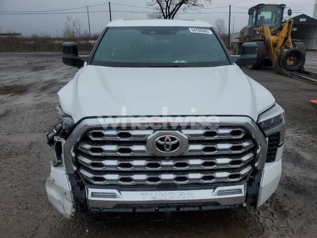 Photo 3 of 2022 TOYOTA TUNDRA CREWMAX PLATINUM (VIN 5TFMA5EC3NX009787)
