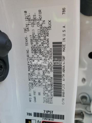 Photo 10 of 2011 TOYOTA TACOMA DOUBLE CAB LONG BED (VIN 5TFMU4FN7BX002550)