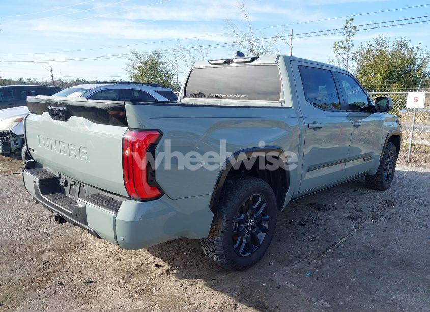 Photo 4 of 2024 Toyota Tundra PLATINUM (VIN 5TFNA5DB1RX195543)