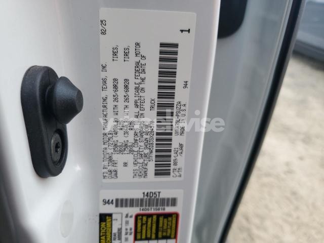 Photo 8 of 2025 TOYOTA TUNDRA CREWMAX PLATINUM (VIN 5TFNA5DB3SX284570)