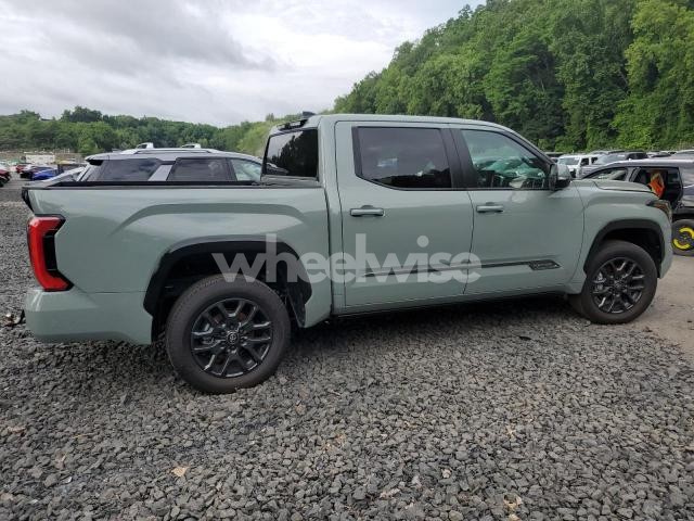 Photo 4 of 2025 TOYOTA TUNDRA CREWMAX PLATINUM (VIN 5TFNA5DB9SX250892)