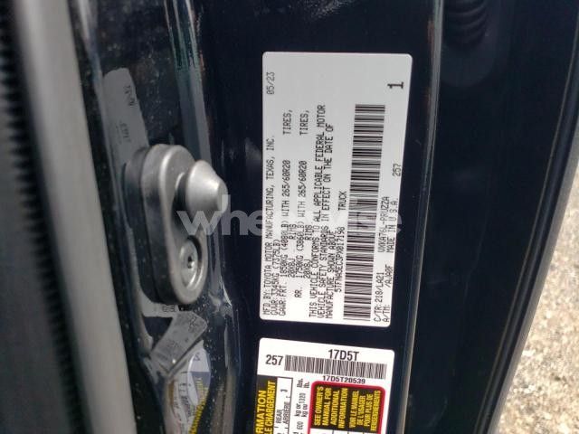 Photo 6 of 2023 TOYOTA TUNDRA CREWMAX PLATINUM (VIN 5TFNA5EC3PX017198)