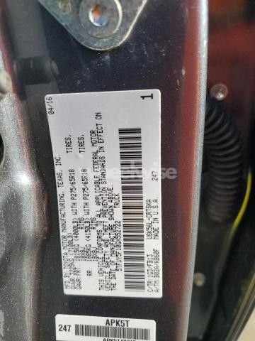 Photo 4 of 2016 TOYOTA TUNDRA DOUBLE CAB SR (VIN 5TFUY5F10GX552722)