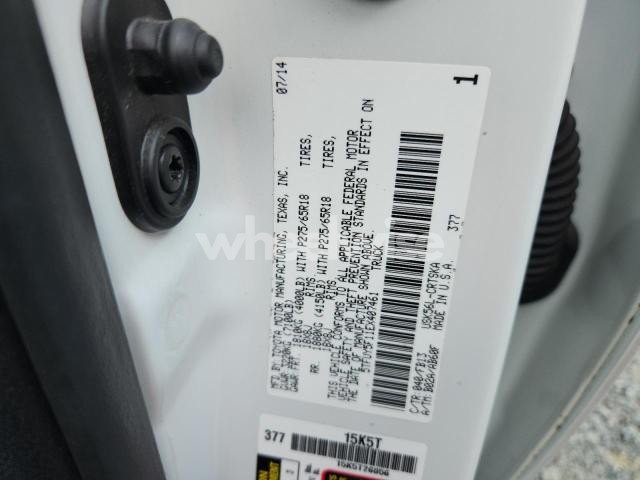 Photo 8 of 2014 TOYOTA TUNDRA DOUBLE CAB SR (VIN 5TFUY5F11EX407461)