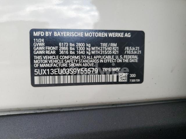 2025 BMW X5 SDRIVE 40I (VIN 5UX13EU03S9Y55579) main photo