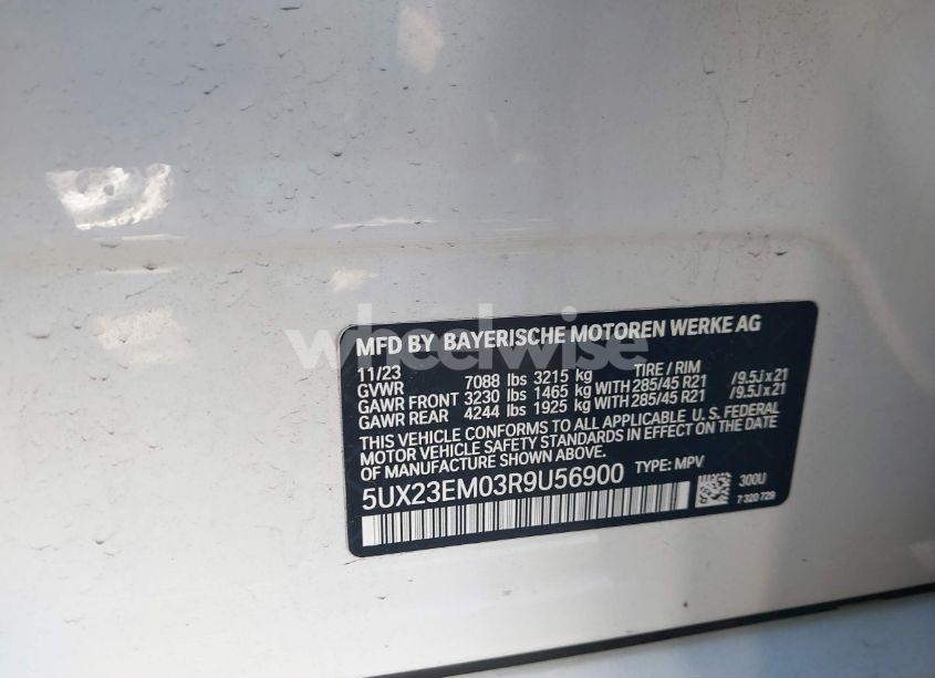 Photo 9 of 2024 Bmw X7 XDRIVE40I (VIN 5UX23EM03R9U56900)