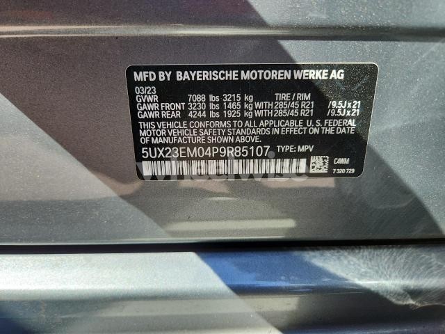 Photo 11 of 2023 BMW X7 XDRIVE40I (VIN 5UX23EM04P9R85107)