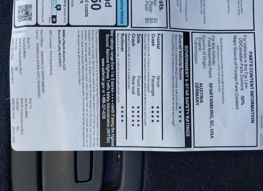 Photo 21 of 2025 Bmw X5 XDRIVE40I (VIN 5UX23EU01S9X79168)