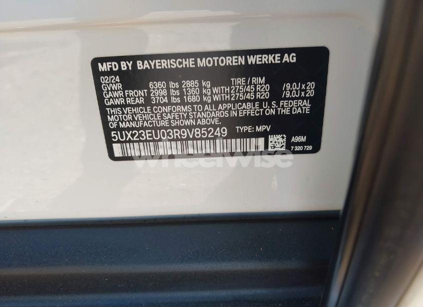 Photo 9 of 2024 Bmw X5 XDRIVE40I (VIN 5UX23EU03R9V85249)