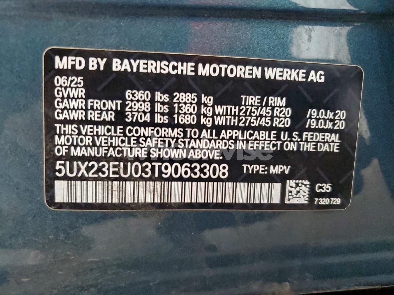 Photo 14 of 2026 BMW X5 XDRIVE40I (VIN 5UX23EU03T9063308)