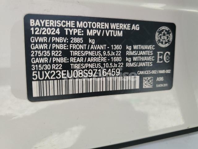 Photo 3 of 2025 BMW X5 XDRIVE40I (VIN 5UX23EU08S9Z16459)
