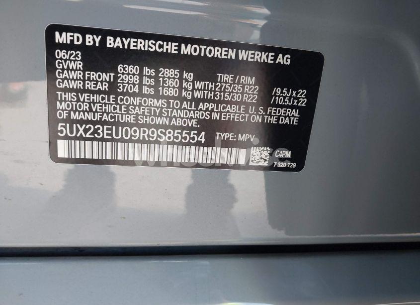 Photo 9 of 2024 Bmw X5 XDRIVE40I (VIN 5UX23EU09R9S85554)
