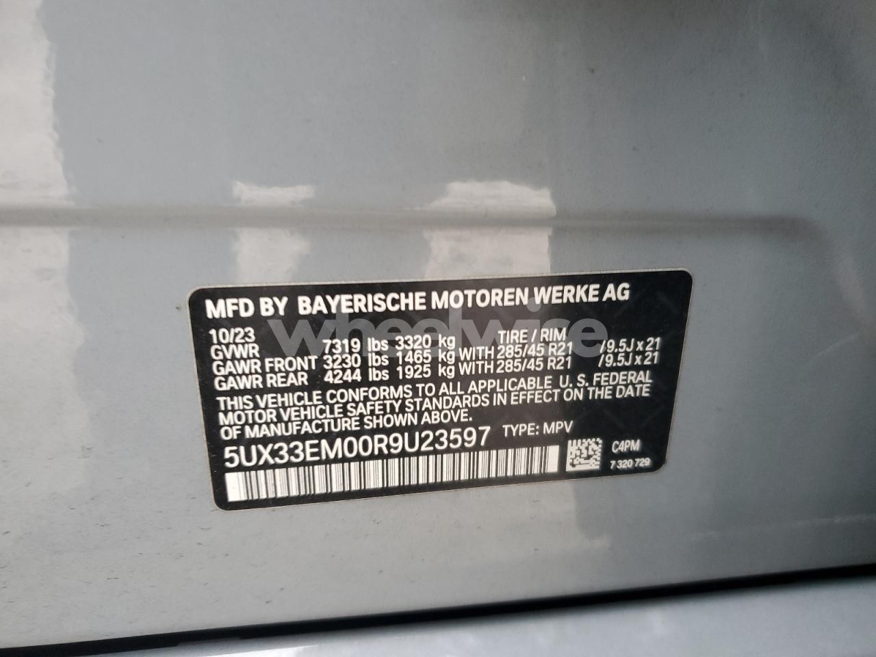 Photo 13 of 2024 BMW X7 M60I (VIN 5UX33EM00R9U23597)