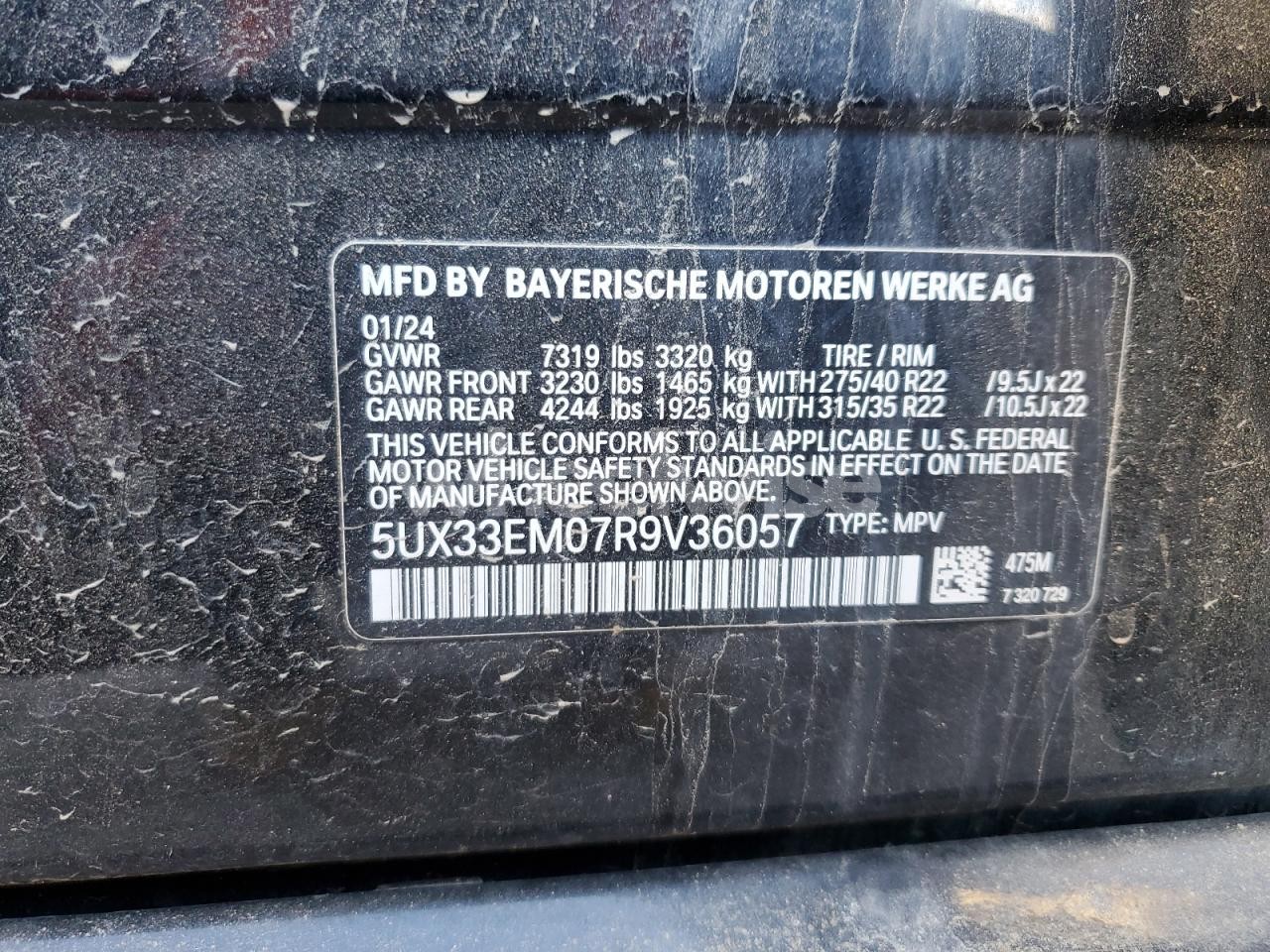 Photo 13 of 2024 BMW X7 M60I (VIN 5UX33EM07R9V36057)