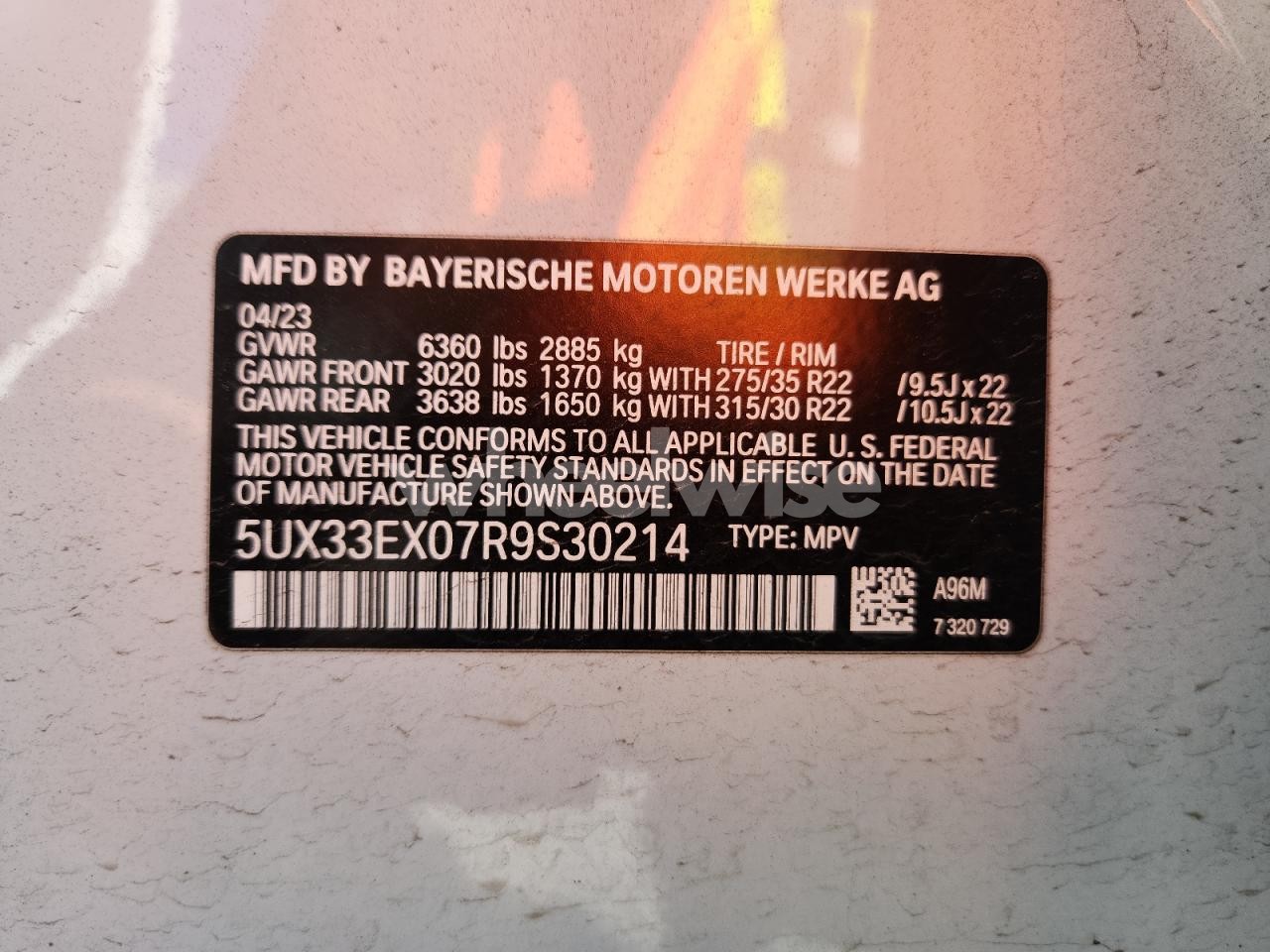 Photo 14 of 2024 BMW X6 XDRIVE40I (VIN 5UX33EX07R9S30214)