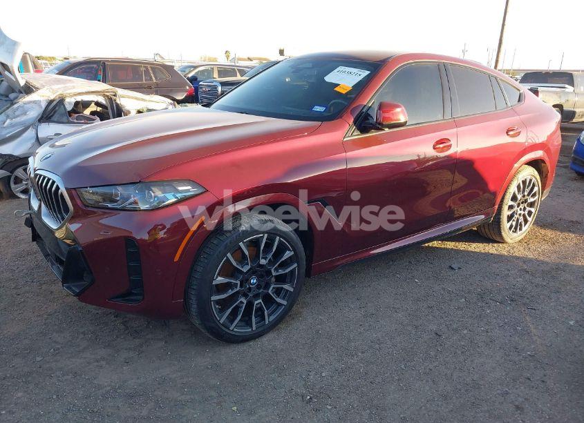 Photo 2 of 2024 Bmw X6 XDRIVE40I (VIN 5UX33EX08R9U76656)