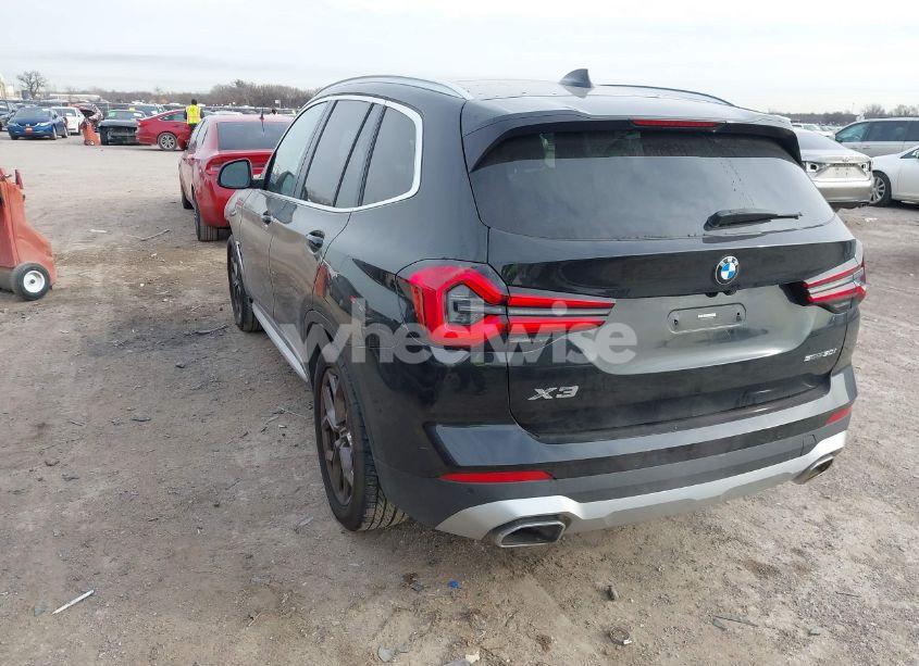Photo 3 of 2023 Bmw X3 SDRIVE30I (VIN 5UX43DP01P9S20838)