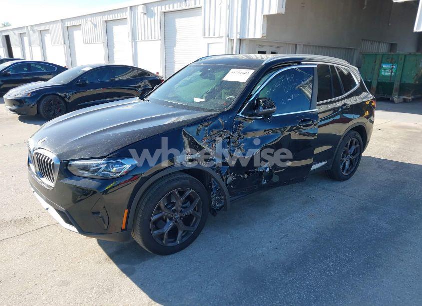 Photo 2 of 2022 Bmw X3 SDRIVE30I (VIN 5UX43DP02N9L35963)