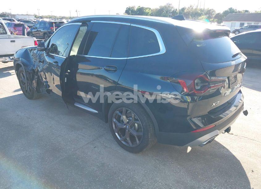 Photo 3 of 2022 Bmw X3 SDRIVE30I (VIN 5UX43DP02N9L35963)