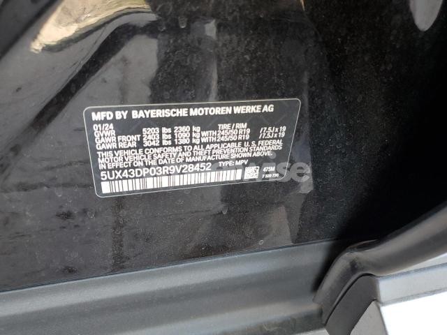 Photo 7 of 2024 BMW X3 SDRIVE30I (VIN 5UX43DP03R9V28452)