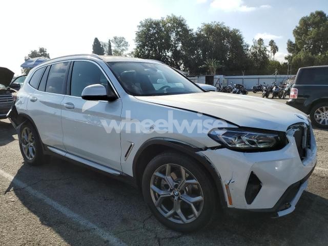 Photo 11 of 2022 BMW X3 SDRIVE30I (VIN 5UX43DP08N9N08384)