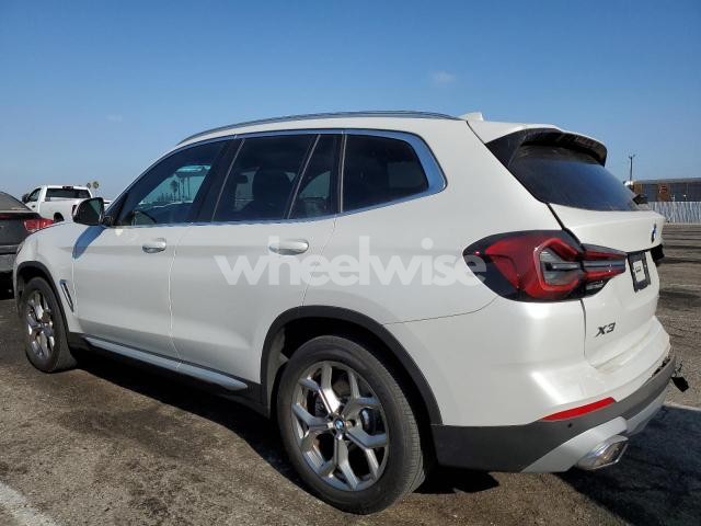 Photo 2 of 2022 BMW X3 SDRIVE30I (VIN 5UX43DP08N9N08384)