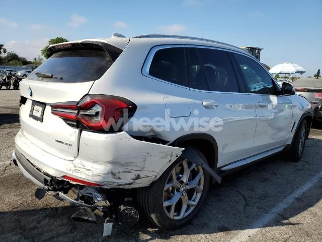 Photo 5 of 2022 BMW X3 SDRIVE30I (VIN 5UX43DP08N9N08384)