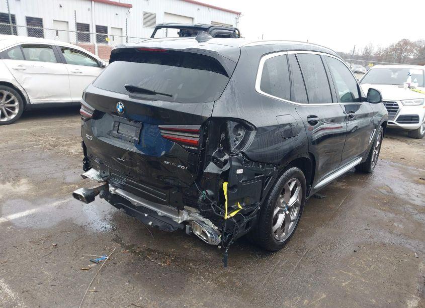 Photo 4 of 2022 Bmw X3 SDRIVE30I (VIN 5UX43DP0XN9L53711)