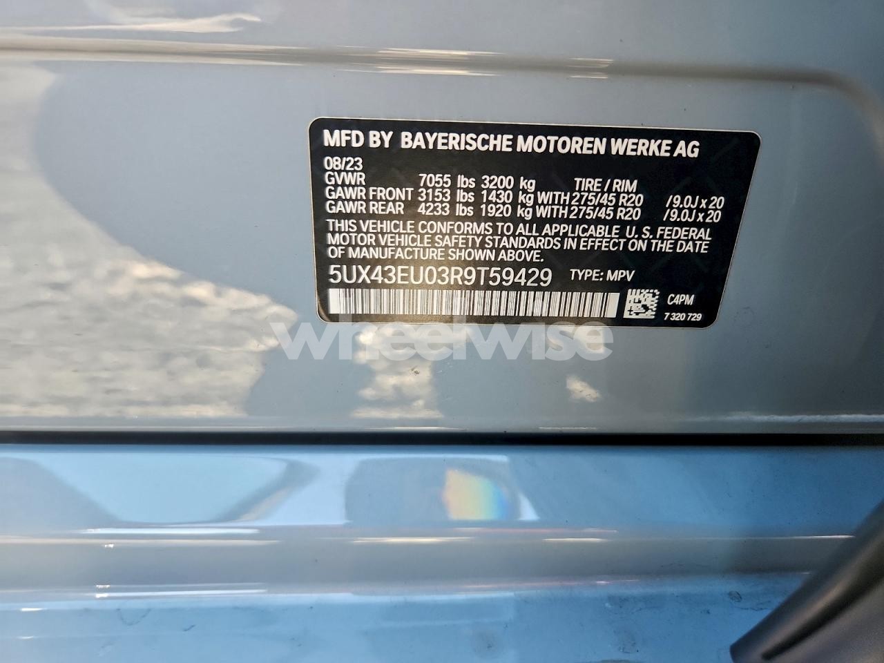 Photo 13 of 2024 BMW X5 XDRIVE50E (VIN 5UX43EU03R9T59429)