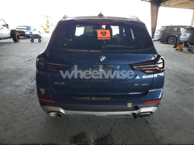 Photo 5 of 2022 BMW X3 XDRIVE30I (VIN 5UX53DP04N9N00884)