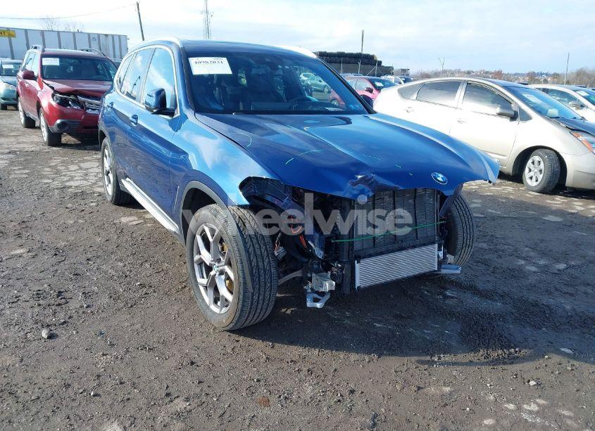 2022 Bmw X3 XDRIVE30I (VIN 5UX53DP08N9M75620) main photo