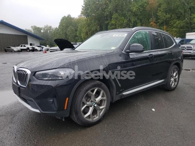 Photo 2 of 2022 BMW X3 XDRIVE30I (VIN 5UX53DP08N9N07921)