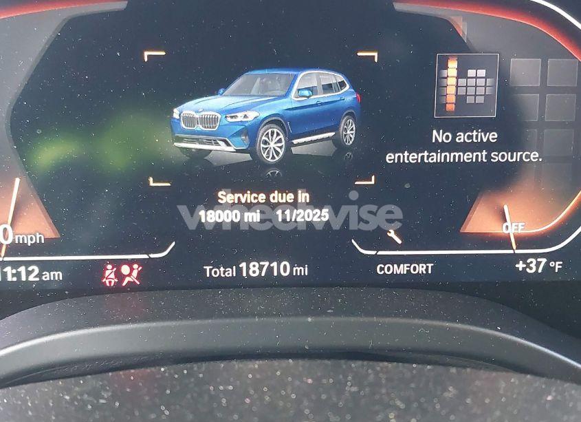 Photo 7 of 2023 Bmw X3 XDRIVE30I (VIN 5UX53DP0XP9P65179)