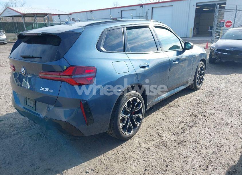 Photo 4 of 2025 Bmw X3 30 XDRIVE (VIN 5UX53GP01S9Z02858)