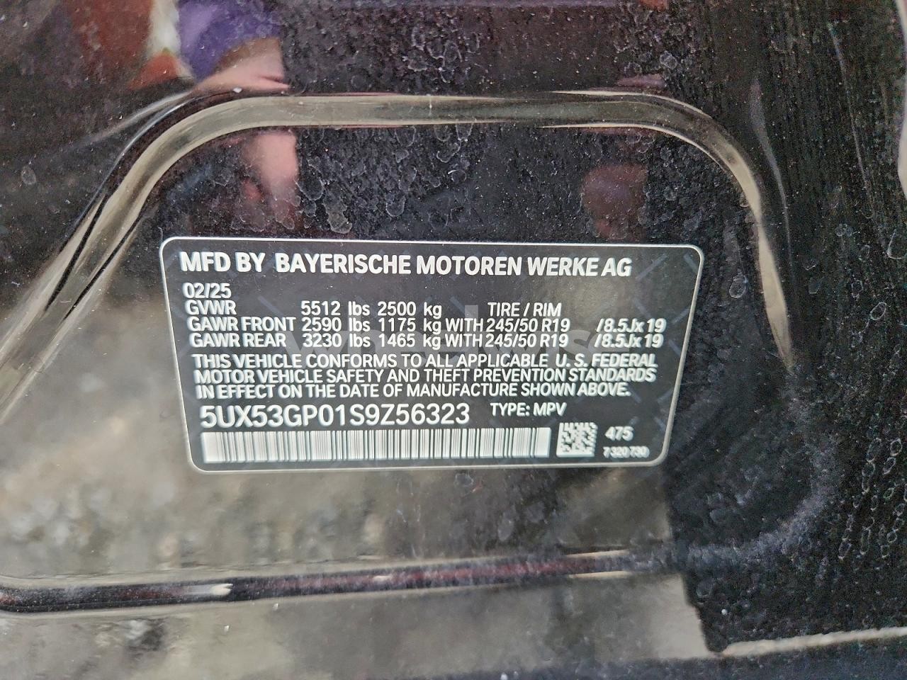 Photo 13 of 2025 BMW X3 30 XDRIVE (VIN 5UX53GP01S9Z56323)