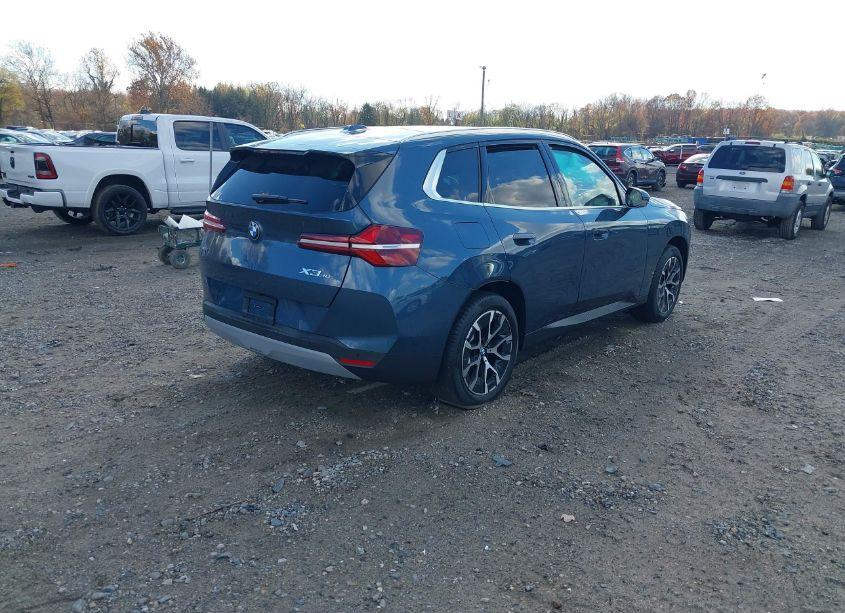 Photo 4 of 2025 Bmw X3 30 XDRIVE (VIN 5UX53GP08S9Y43288)
